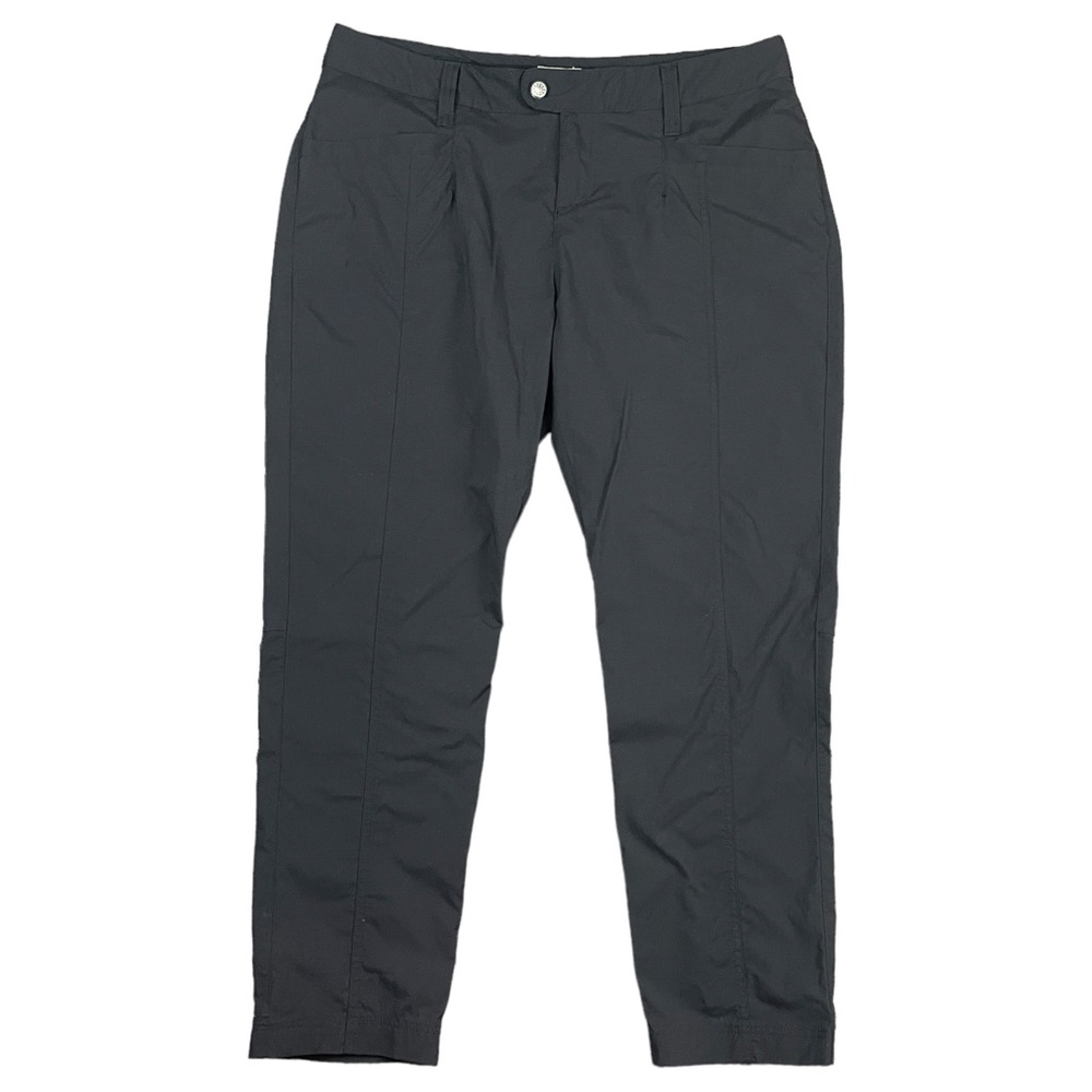 ROYAL ROBBINS Hiking Pants Women's Sz 12 - 36x29 - Black Stretch Nylon Spandex